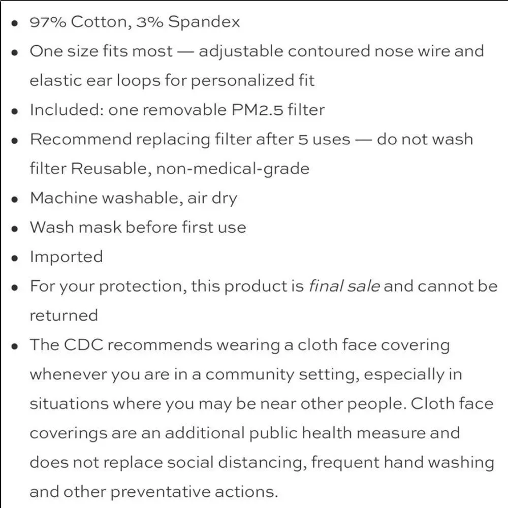 Bundle  New Draper James Face Mask & Ipsy Bag